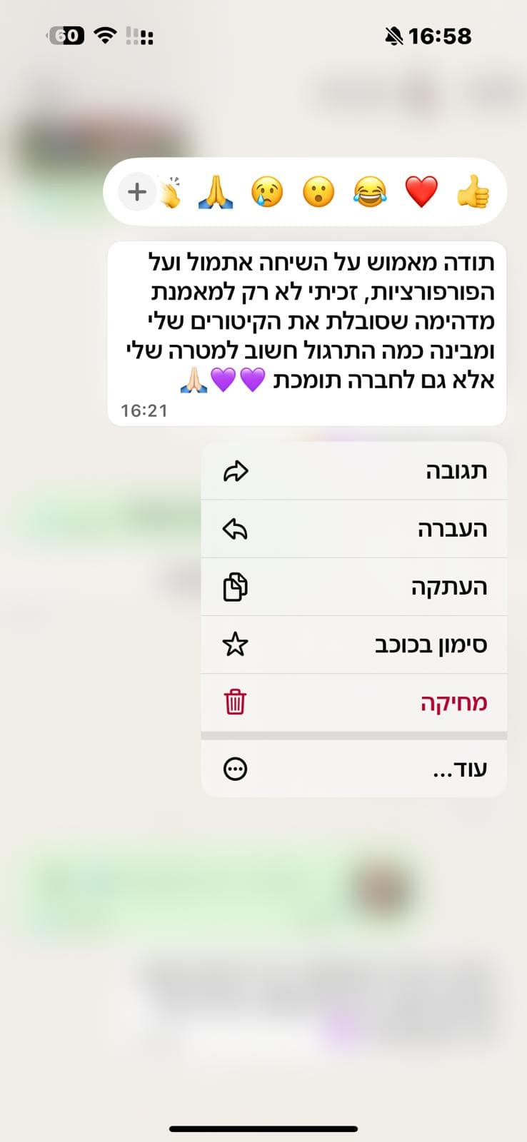המלצה בוואטסאפ 4