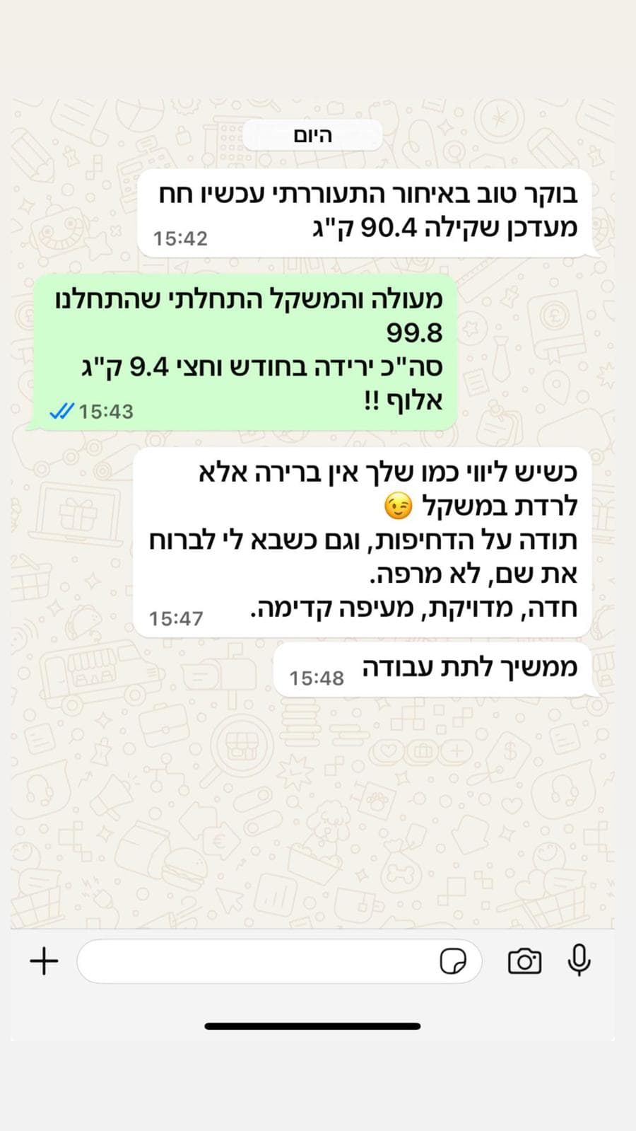 המלצה בוואטסאפ 6